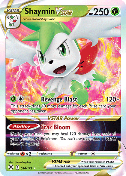 Shaymin VSTAR (014/172) [Sword & Shield: Brilliant Stars] | Event Horizon Hobbies CA