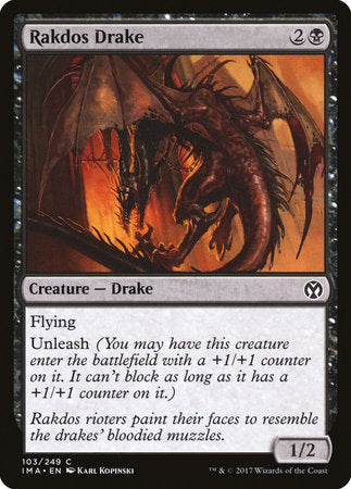 Rakdos Drake [Iconic Masters] | Event Horizon Hobbies CA