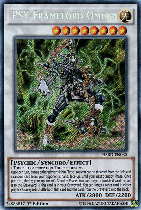 PSY-Framelord Omega [HSRD-EN035] Secret Rare | Event Horizon Hobbies CA