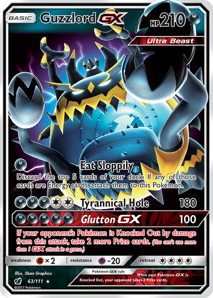 Guzzlord GX (63/111) [Sun & Moon: Crimson Invasion] | Event Horizon Hobbies CA