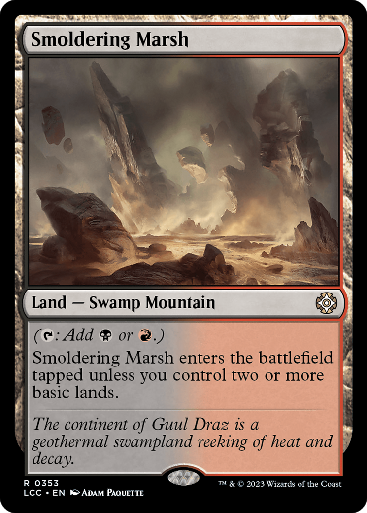 Smoldering Marsh [The Lost Caverns of Ixalan Commander] | Event Horizon Hobbies CA