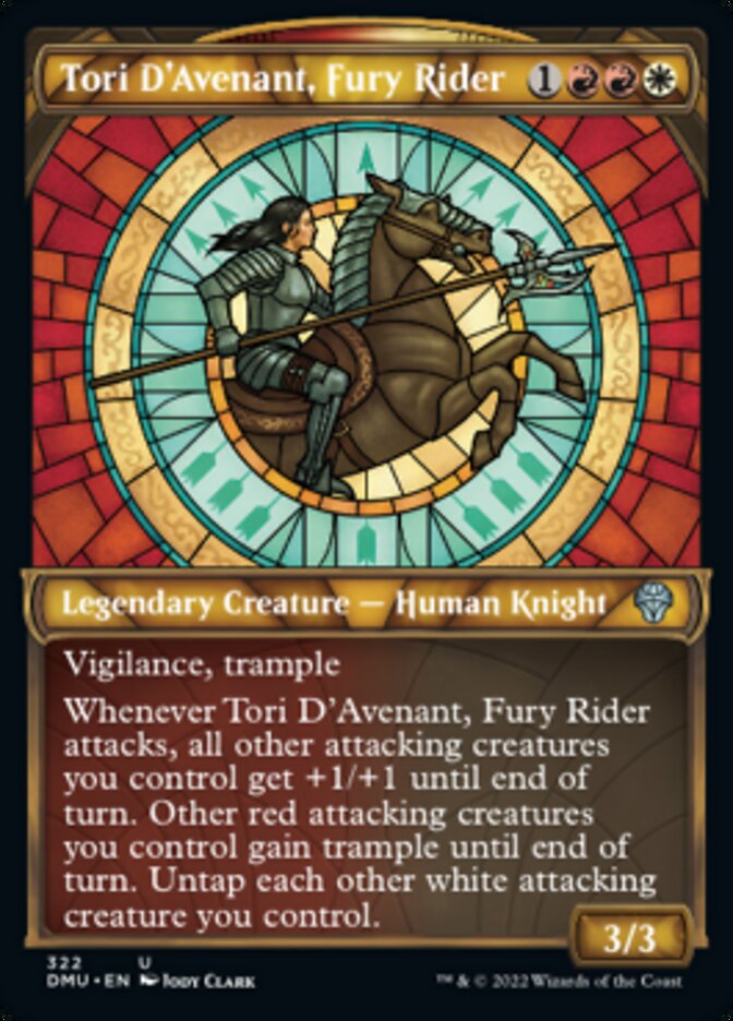 Tori D'Avenant, Fury Rider (Showcase) [Dominaria United] | Event Horizon Hobbies CA