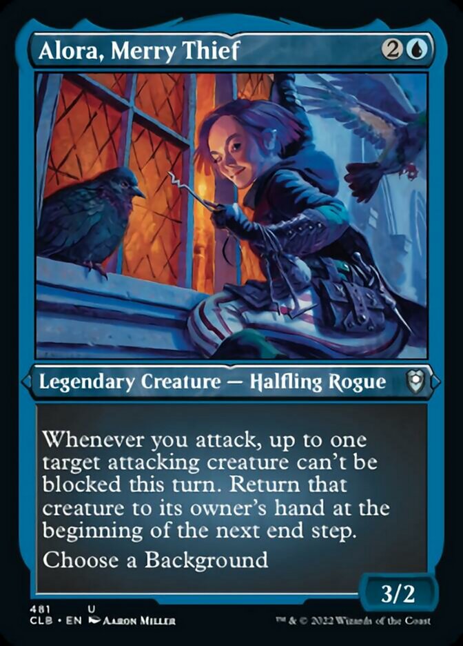 Alora, Merry Thief (Foil Etched) [Commander Legends: Battle for Baldur's Gate] | Event Horizon Hobbies CA