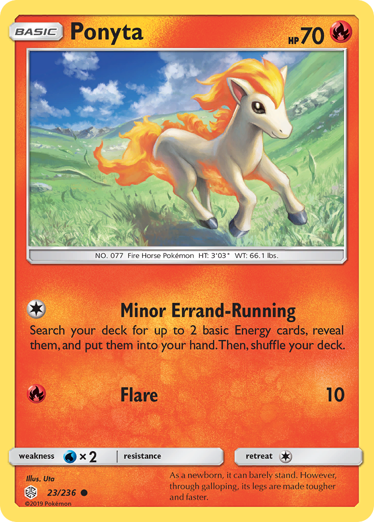 Ponyta (23/236) [Sun & Moon: Cosmic Eclipse] | Event Horizon Hobbies CA