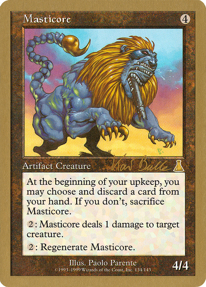 Masticore (Kai Budde) [World Championship Decks 1999] | Event Horizon Hobbies CA