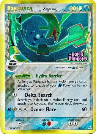 Rayquaza (16/110) (Delta Species) (Stamped) [EX: Holon Phantoms] | Event Horizon Hobbies CA