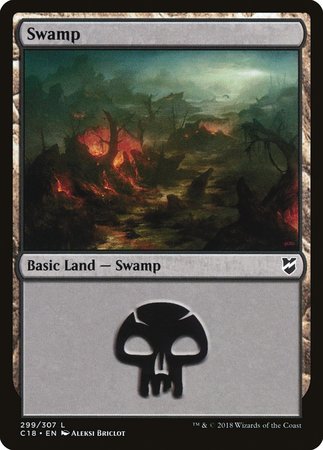 Swamp (299) [Commander 2018] | Event Horizon Hobbies CA