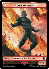 Soldier // Alien Warrior Double-Sided Token [Doctor Who Tokens] | Event Horizon Hobbies CA