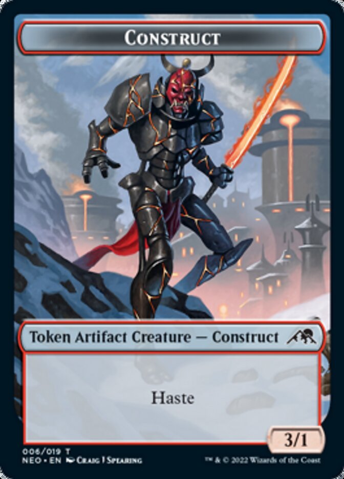 Construct (006) // Blood (017) Double-sided Token [Challenger Decks 2022 Tokens] | Event Horizon Hobbies CA