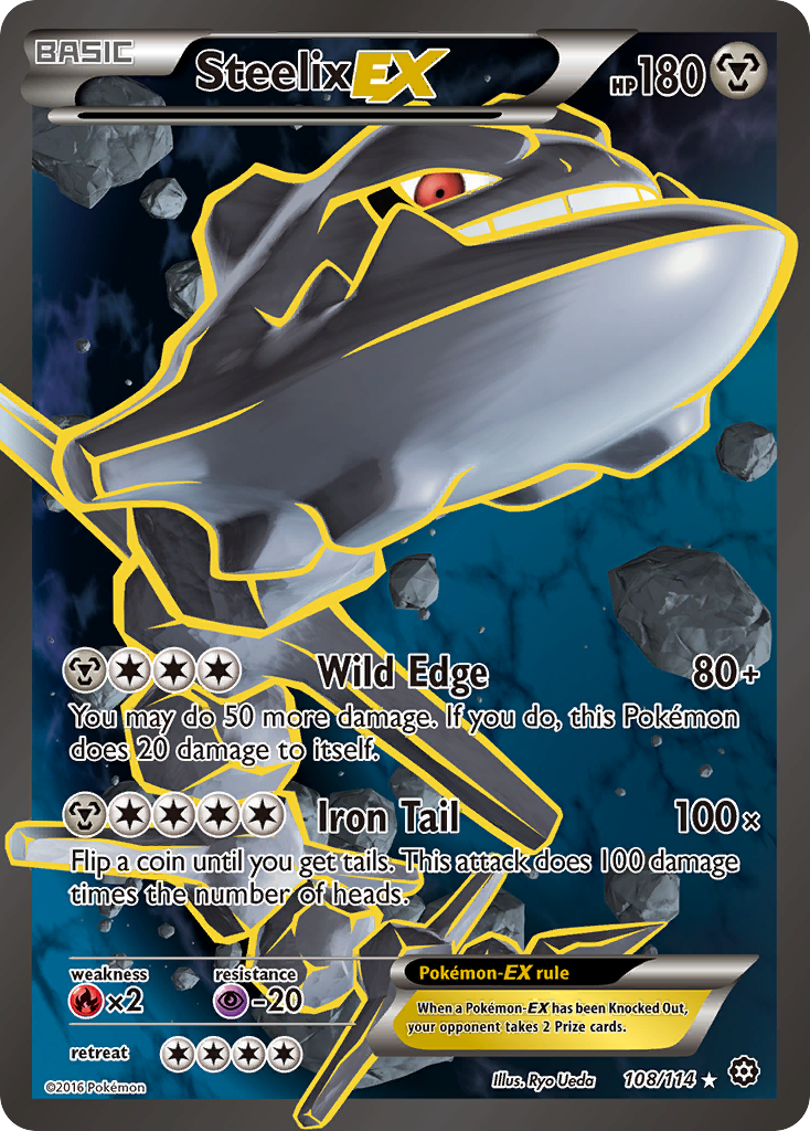 Steelix EX (108/114) [XY: Steam Siege] | Event Horizon Hobbies CA