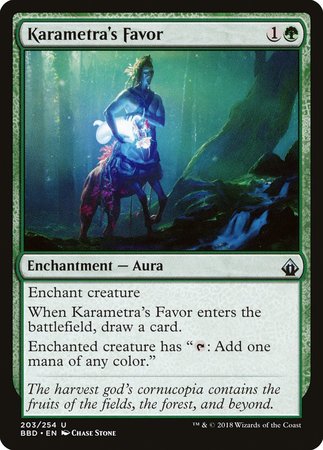 Karametra's Favor [Battlebond] | Event Horizon Hobbies CA