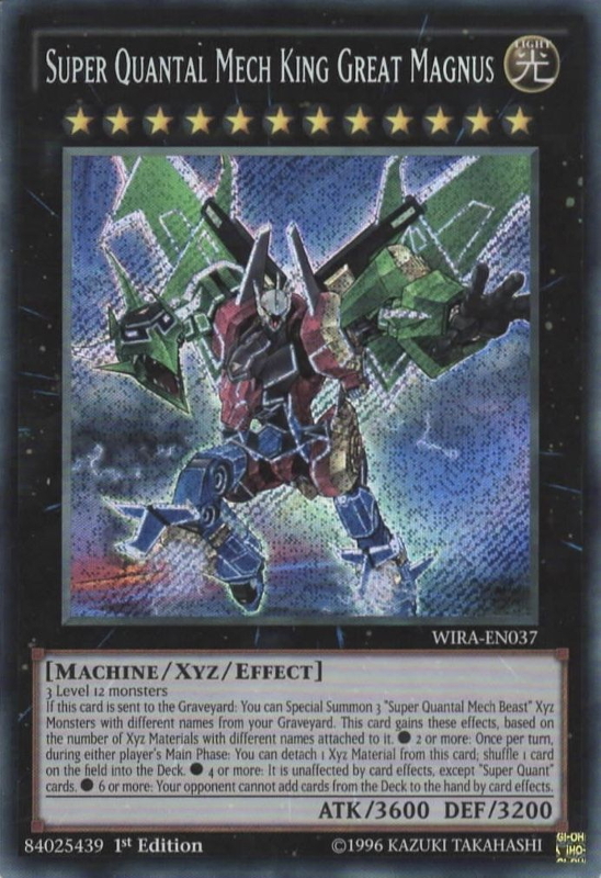 Super Quantal Mech King Great Magnus [WIRA-EN037] Secret Rare | Event Horizon Hobbies CA