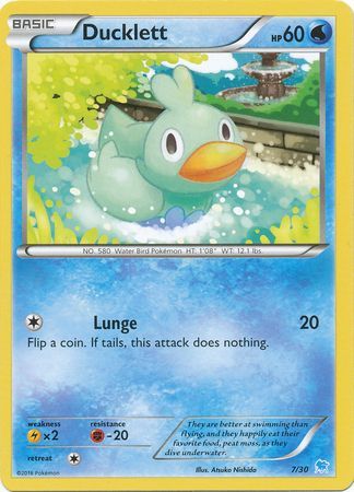 Ducklett (7/30) [XY: Trainer Kit 3 - Suicune] | Event Horizon Hobbies CA