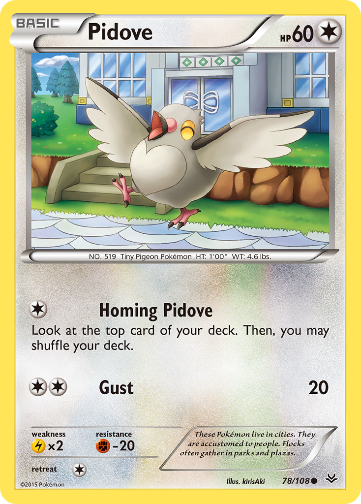 Pidove (78/108) [XY: Roaring Skies] | Event Horizon Hobbies CA