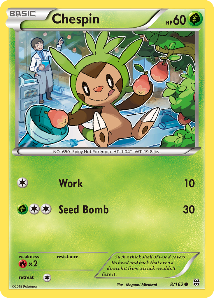 Chespin (8/162) [XY: BREAKthrough] | Event Horizon Hobbies CA