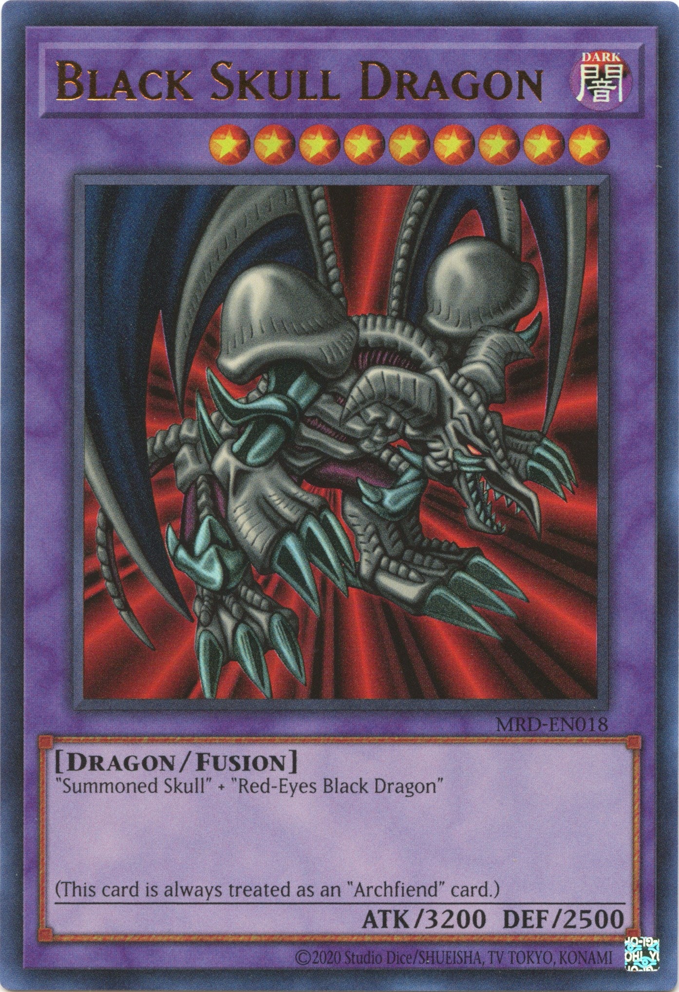 Black Skull Dragon (25th Anniversary) [MRD-EN018] Ultra Rare | Event Horizon Hobbies CA