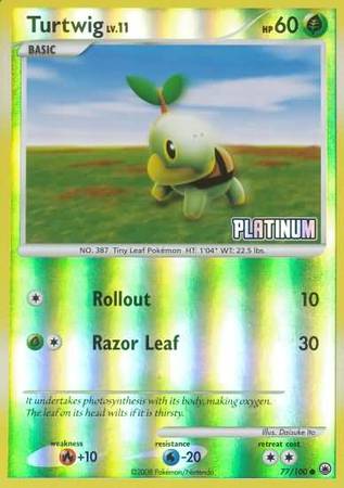 Turtwig (77/100) [Burger King Promos: 2009 Collection] | Event Horizon Hobbies CA