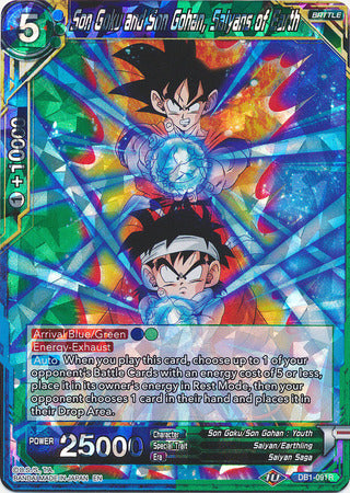 Son Goku and Son Gohan, Saiyans of Earth (DB1-091) [Dragon Brawl] | Event Horizon Hobbies CA