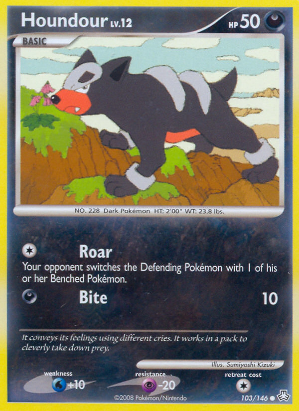 Houndour (103/146) [Diamond & Pearl: Legends Awakened] | Event Horizon Hobbies CA