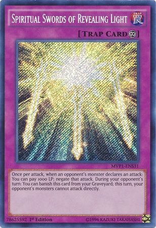 Spiritual Swords of Revealing Light [MVP1-ENS31] Secret Rare | Event Horizon Hobbies CA