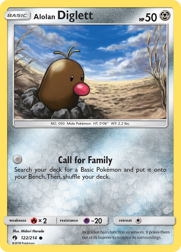 Alolan Diglett (122/214) [Sun & Moon: Lost Thunder] | Event Horizon Hobbies CA