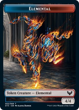 Elemental // Pest Token [Strixhaven: School of Mages Tokens] | Event Horizon Hobbies CA