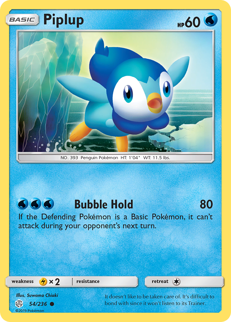 Piplup (54/236) [Sun & Moon: Cosmic Eclipse] | Event Horizon Hobbies CA