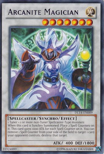 Arcanite Magician (Blue) [DL14-EN009] Rare | Event Horizon Hobbies CA