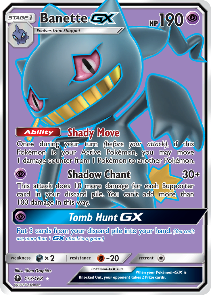 Banette GX (157/168) [Sun & Moon: Celestial Storm] | Event Horizon Hobbies CA