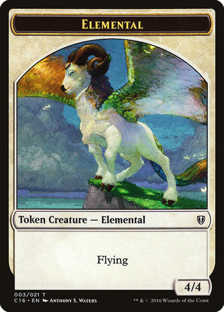 Elemental // Soldier Double-sided Token [Commander 2016 Tokens] | Event Horizon Hobbies CA