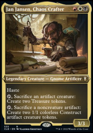 Jan Jansen, Chaos Crafter (Foil Etched) [Commander Legends: Battle for Baldur's Gate] | Event Horizon Hobbies CA