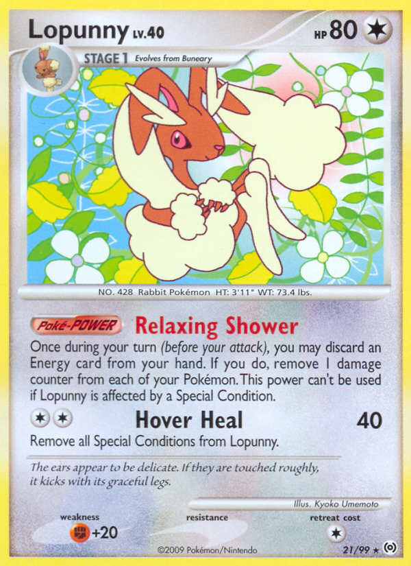 Lopunny (21/99) [Platinum: Arceus] | Event Horizon Hobbies CA