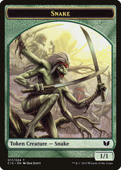 Snake (017) // Saproling Double-Sided Token [Commander 2015 Tokens] | Event Horizon Hobbies CA