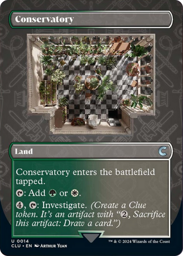 Conservatory (Borderless) [Ravnica: Clue Edition] | Event Horizon Hobbies CA