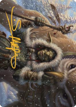 Owlbear Shepherd Art Card (Gold-Stamped Signature) [Commander Legends: Battle for Baldur's Gate Art Series] | Event Horizon Hobbies CA