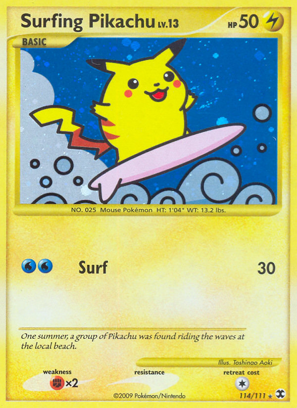 Surfing Pikachu (114/111) [Platinum: Rising Rivals] | Event Horizon Hobbies CA