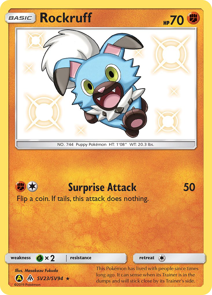 Rockruff (SV23/SV94) [Sun & Moon: Hidden Fates - Shiny Vault] | Event Horizon Hobbies CA