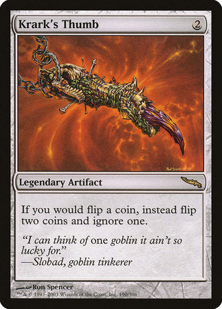 Krark's Thumb [Mirrodin] | Event Horizon Hobbies CA