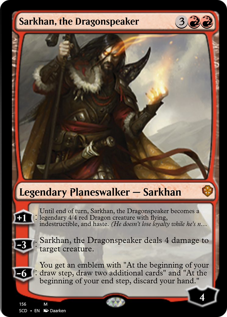 Sarkhan, the Dragonspeaker [Starter Commander Decks] | Event Horizon Hobbies CA