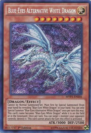 Blue-Eyes Alternative White Dragon [MVP1-ENS46] Secret Rare | Event Horizon Hobbies CA