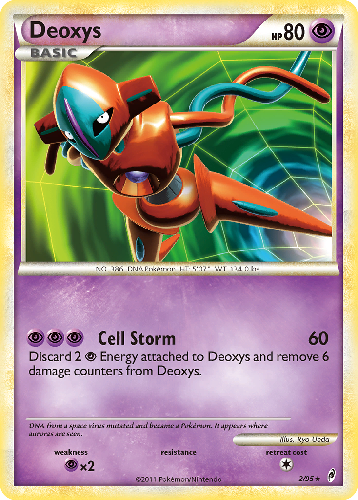 Deoxys (2/95) [HeartGold & SoulSilver: Call of Legends] | Event Horizon Hobbies CA