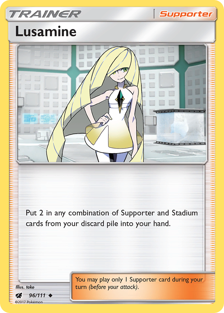 Lusamine (96/111) [Sun & Moon: Crimson Invasion] | Event Horizon Hobbies CA