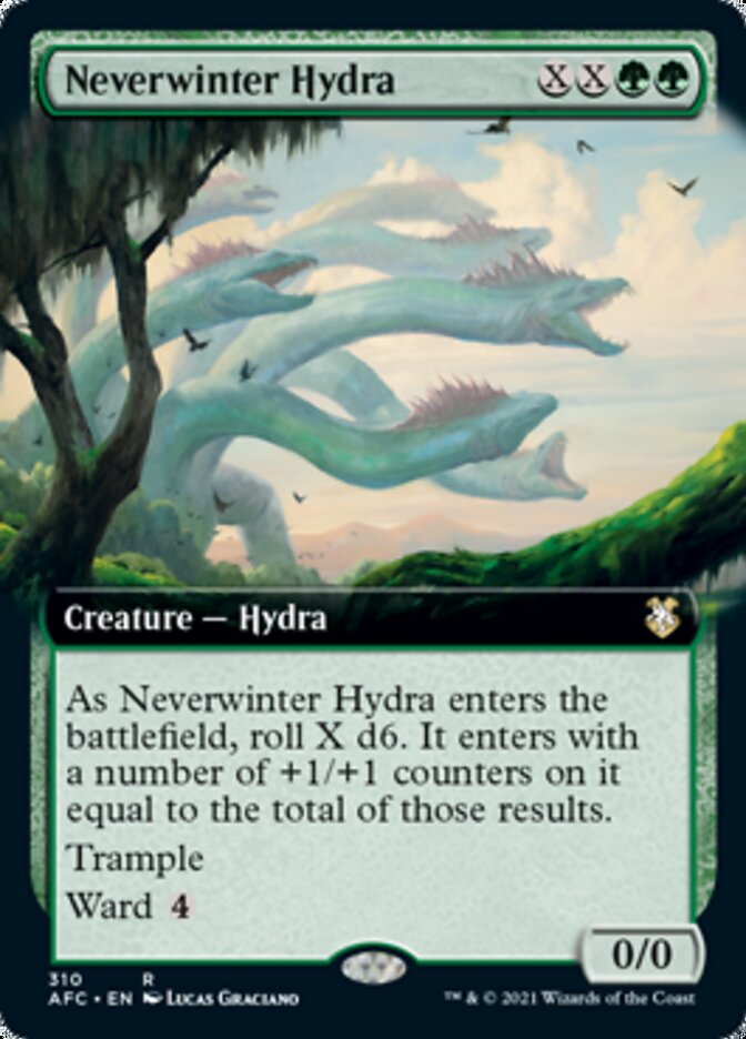 Neverwinter Hydra (Extended) [Dungeons & Dragons: Adventures in the Forgotten Realms Commander] | Event Horizon Hobbies CA