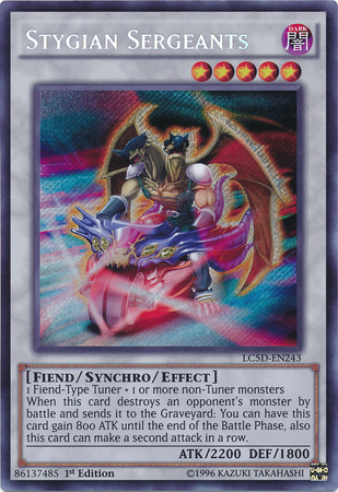 Stygian Sergeants [LC5D-EN243] Secret Rare | Event Horizon Hobbies CA