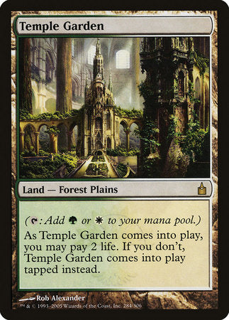 Temple Garden [Ravnica: City of Guilds] | Event Horizon Hobbies CA