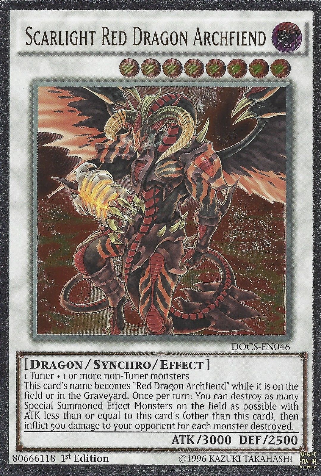 Scarlight Red Dragon Archfiend (UTR) [DOCS-EN046] Ultimate Rare | Event Horizon Hobbies CA