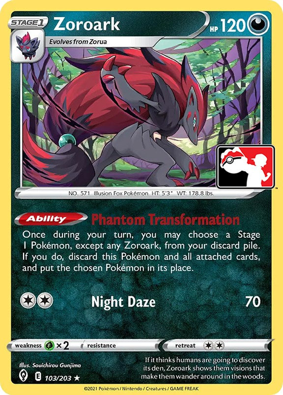 Zoroark (103/203) [Prize Pack Series One] | Event Horizon Hobbies CA