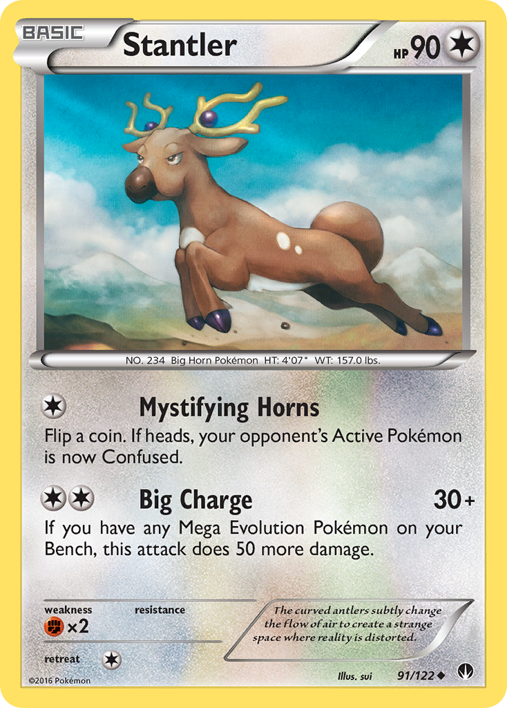 Stantler (91/122) [XY: BREAKpoint] | Event Horizon Hobbies CA