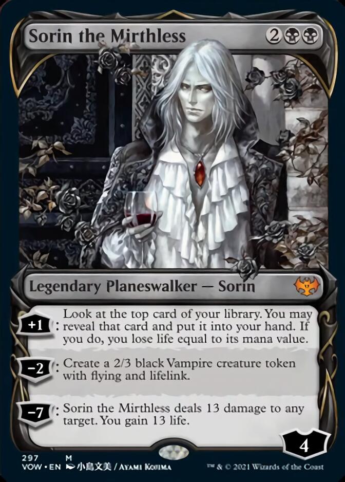 Sorin the Mirthless (Showcase Fang Frame) [Innistrad: Crimson Vow] | Event Horizon Hobbies CA