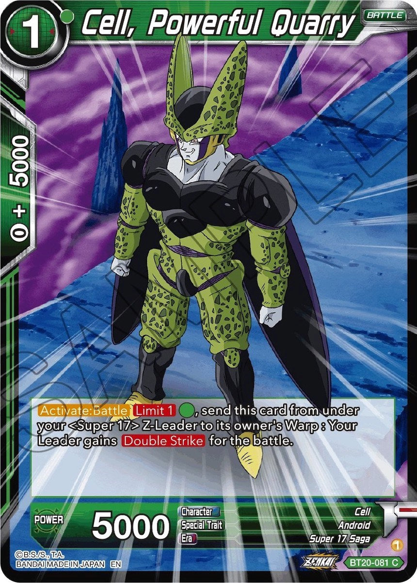 Cell, Powerful Quarry (BT20-081) [Power Absorbed] | Event Horizon Hobbies CA